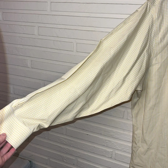 Brooks Brothers Yellow Checkered Cotton The Original Polo Shirt, Men’s Size XXL - Picture 6 of 8